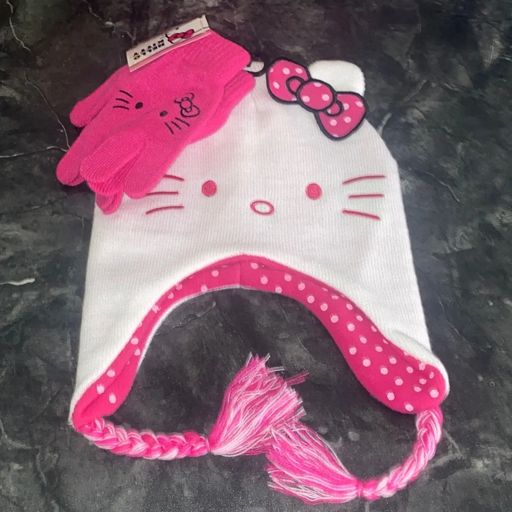 Sanrio Hello Kitty Hat & Gloves Set